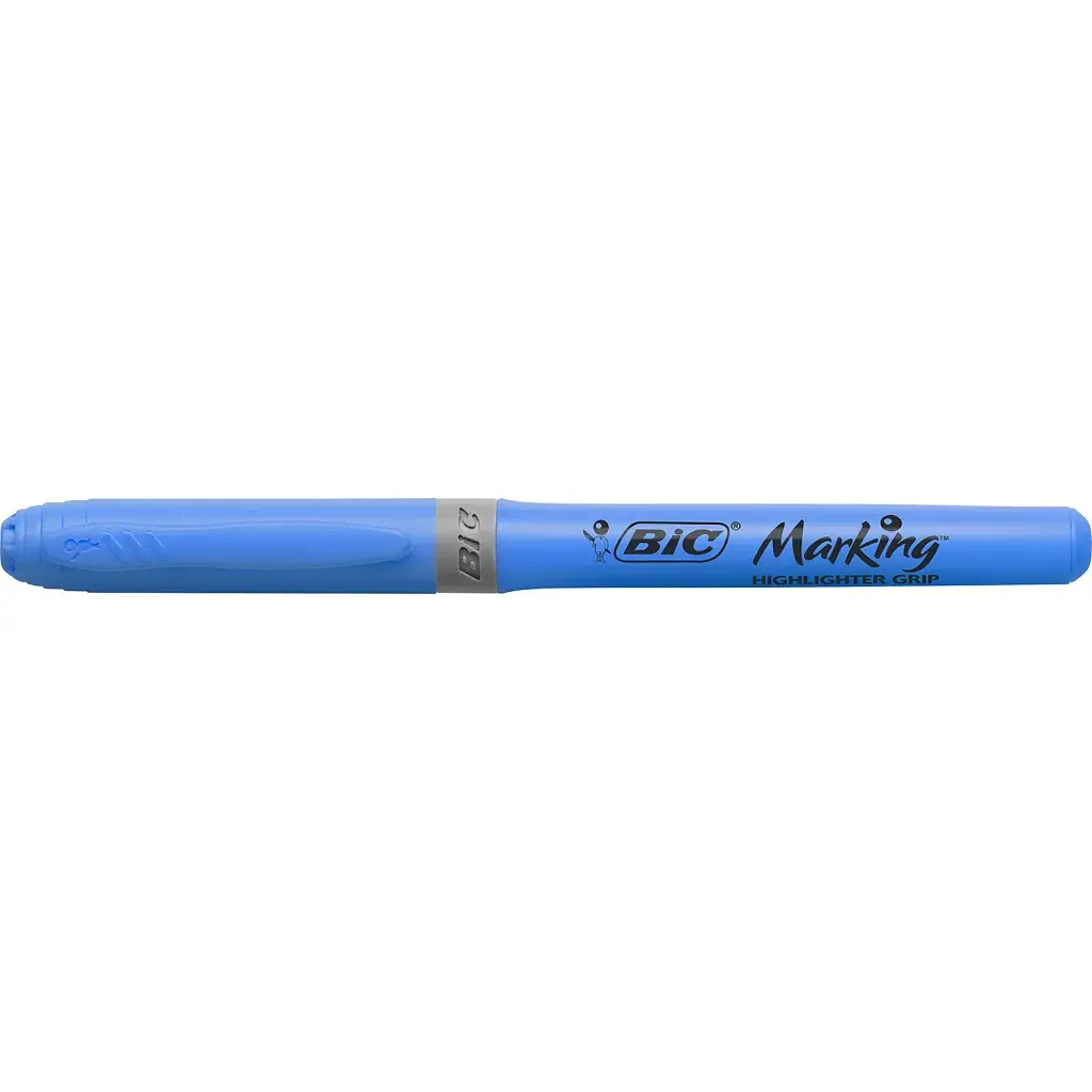 Маркер Bic текстовиділювач Grip, блакитний (bc811931)
