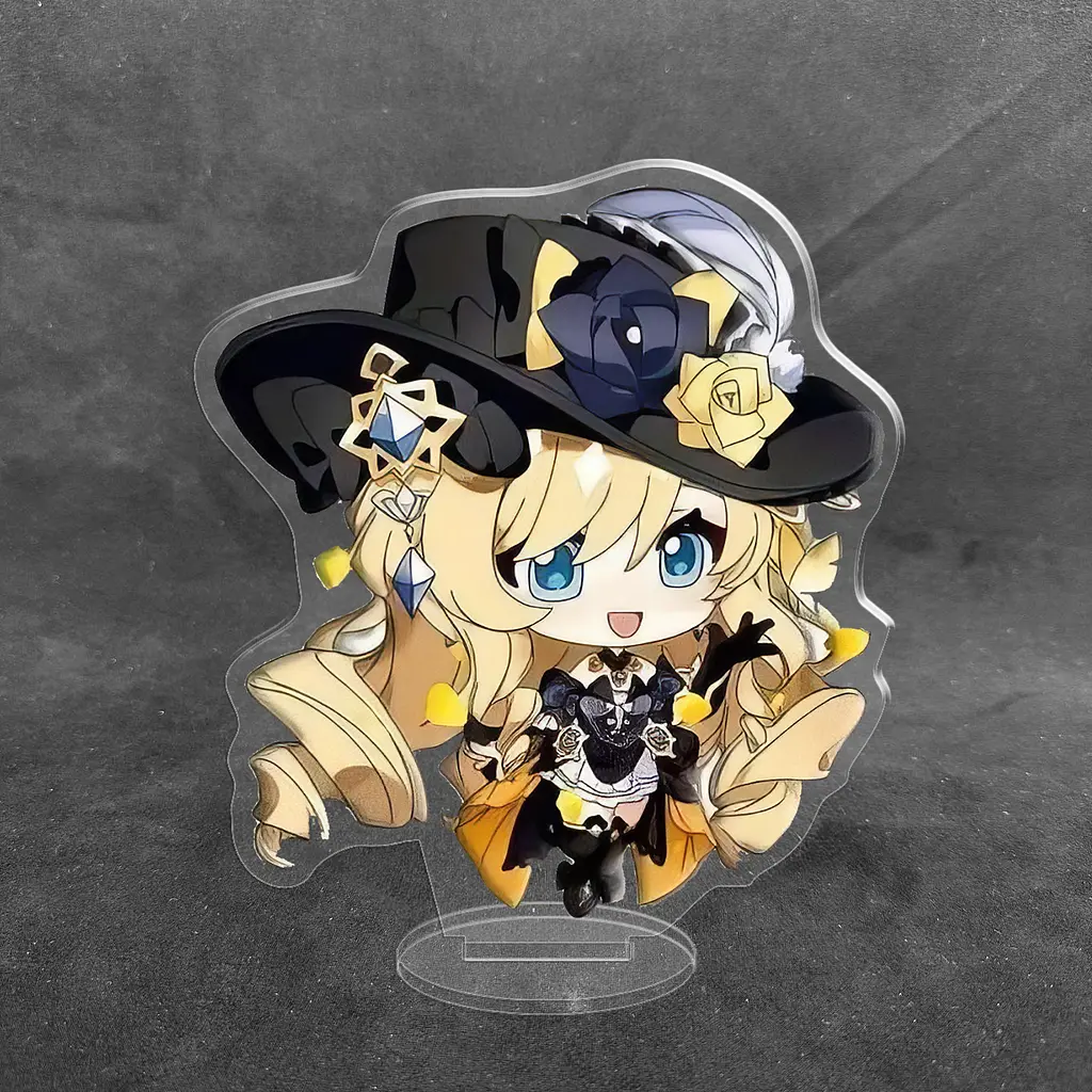 Акрилова колекційна фігурка Геншин Імпакт - Genshin Impact Chibi (Навія, Navia) 2 10 см