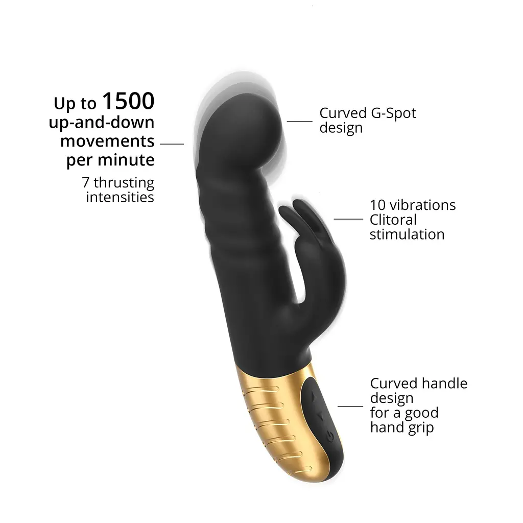 Вібратор Dorcel G-STORMER зі зворотно-поступальним рухом головки, стимуляція точки G - фото 3