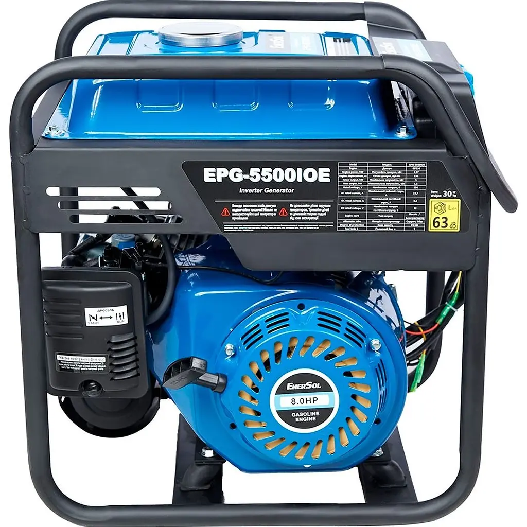 Інверторний бензиновий генератор EnerSol EPG-5500IOE [30791] [129033] - фото 4