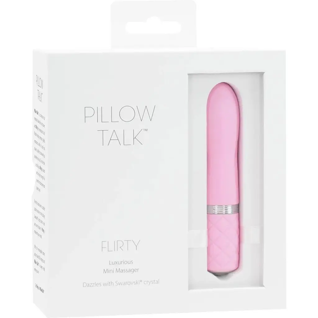 Вібратор Pillow Talk Flirty із кристалом Сваровськи гнучка головка - фото 7