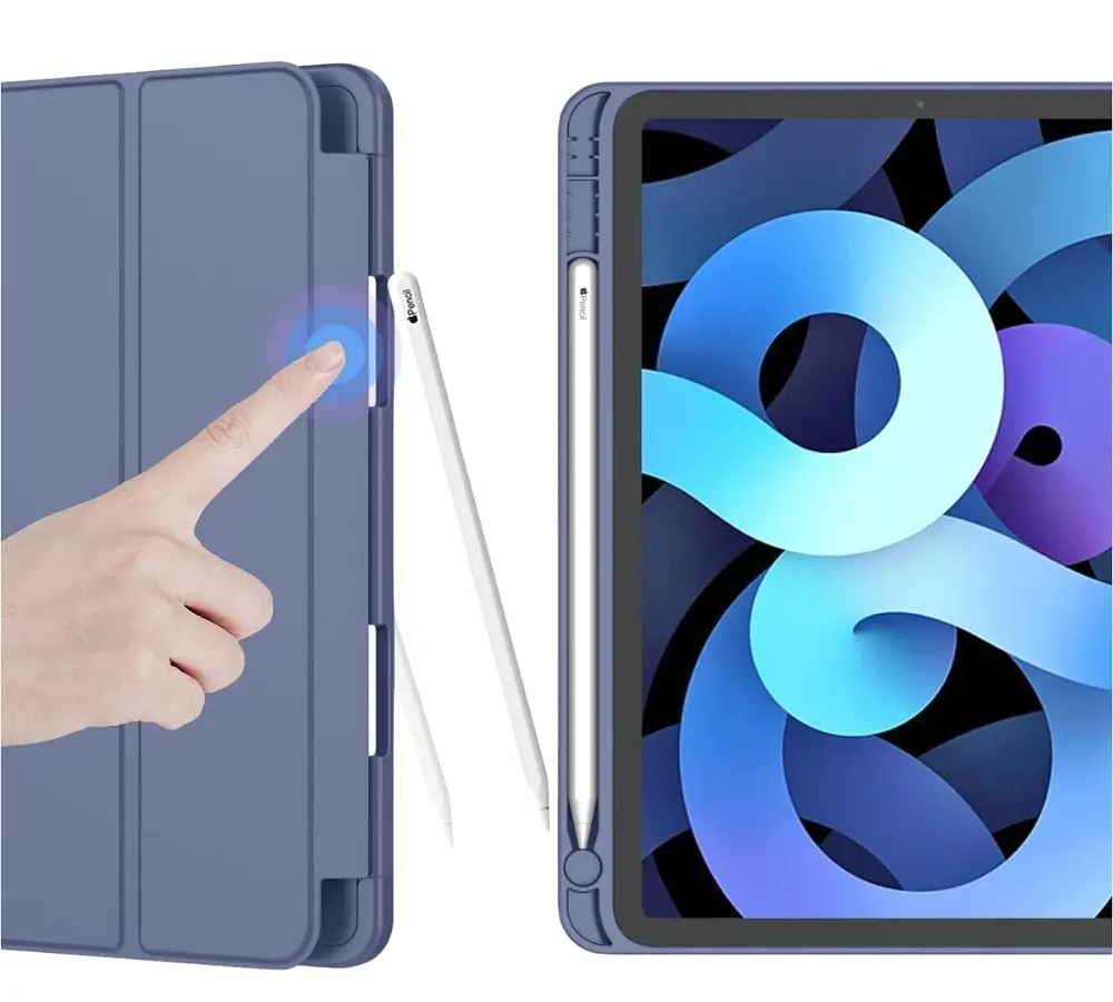 Чохол BeCover Tri Fold Soft TPU з кріпленням Apple Pencil для Apple iPad Air 11" M4 2026 Purple (715233) - фото 4