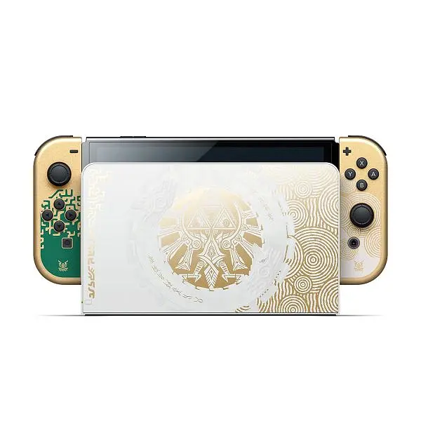 Игровая консоль Nintendo Switch OLED model The Legend of Zelda: Tears of the Kingdom Special Edition - фото 3