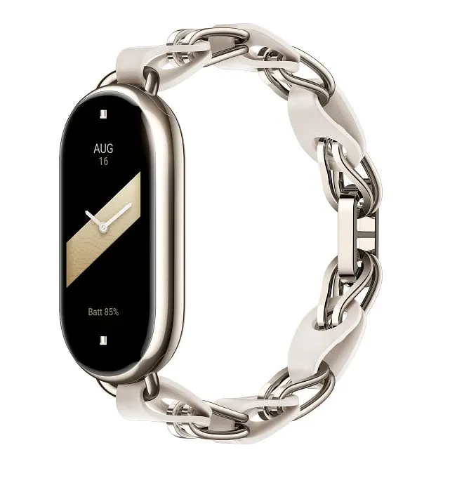 Ремешок для фитнес-браслета Xiaomi Smart Band 8 Chain Strap Белый BHR7313GL - фото 4