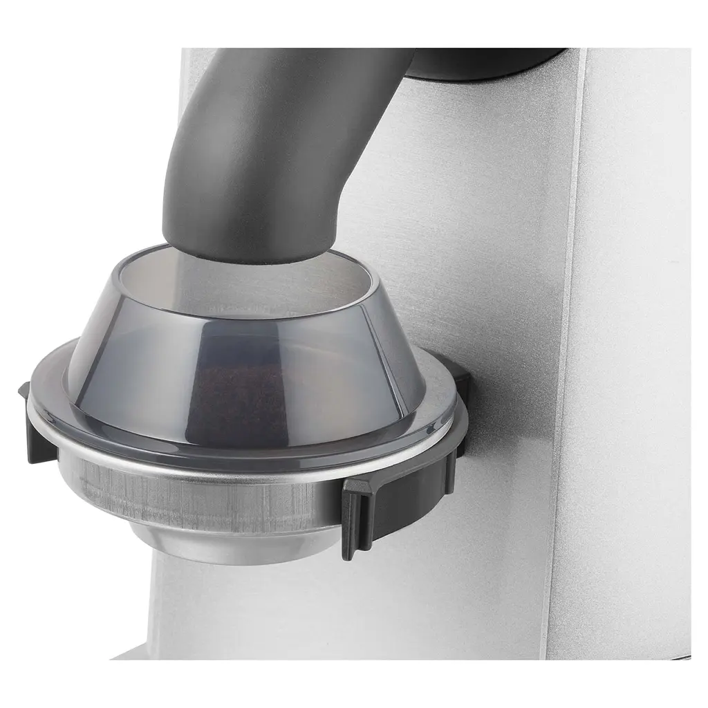 Кофемолка жерновая CATLER 150 Вт, объем зерен — 250 г, 25 ступеней помола, металл, серебристый - фото 8