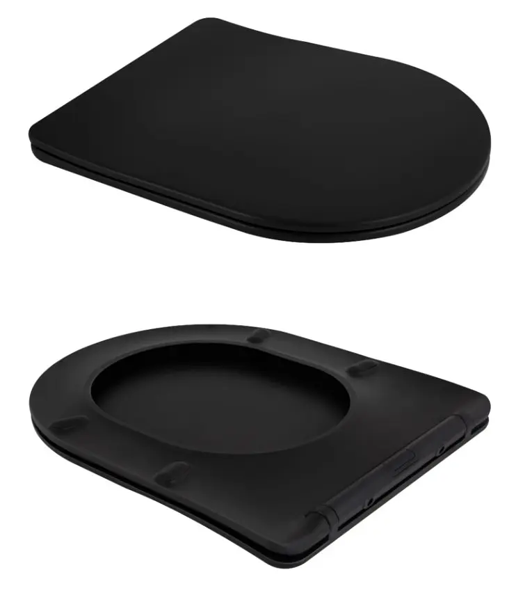 Унітаз підвісний Qtap Scorpio Ultra Quiet, з сидінням Slim Duroplast/ Soft-close/ Quick Release QT14332380AMB - фото 7