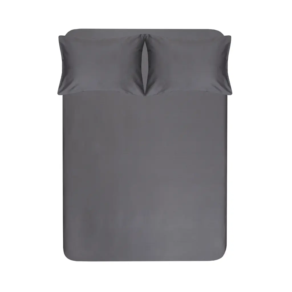Постельное белье сатин 210ТС Lotus Home - Brista антрацит евро (160x200+30см) - фото 3