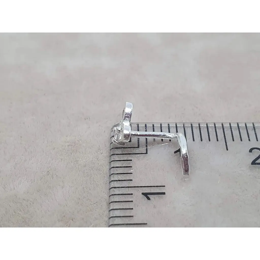 Срібна сережка-пірсинг в ніс Dear. 1052.1С - фото 4