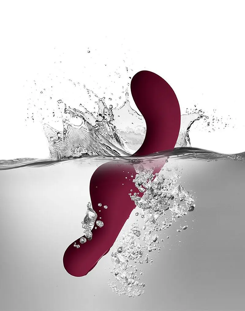 Універсальний sit-on-top вібратор Rocks Off Ruby Glow Blush, пульт ДК - фото 9