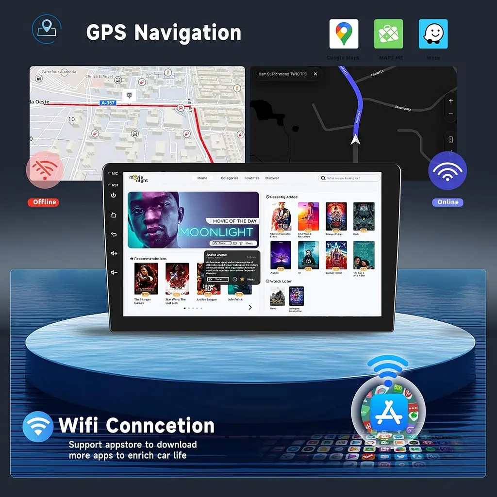 Android магнітола 9" для Renault Logan II / Sandero з GPS - фото 7