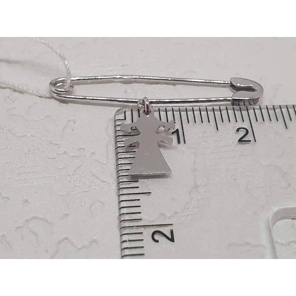 Золота брошка-шпилька Столична Ювелірна Фабрика Дівчинка. 280200б - фото 4