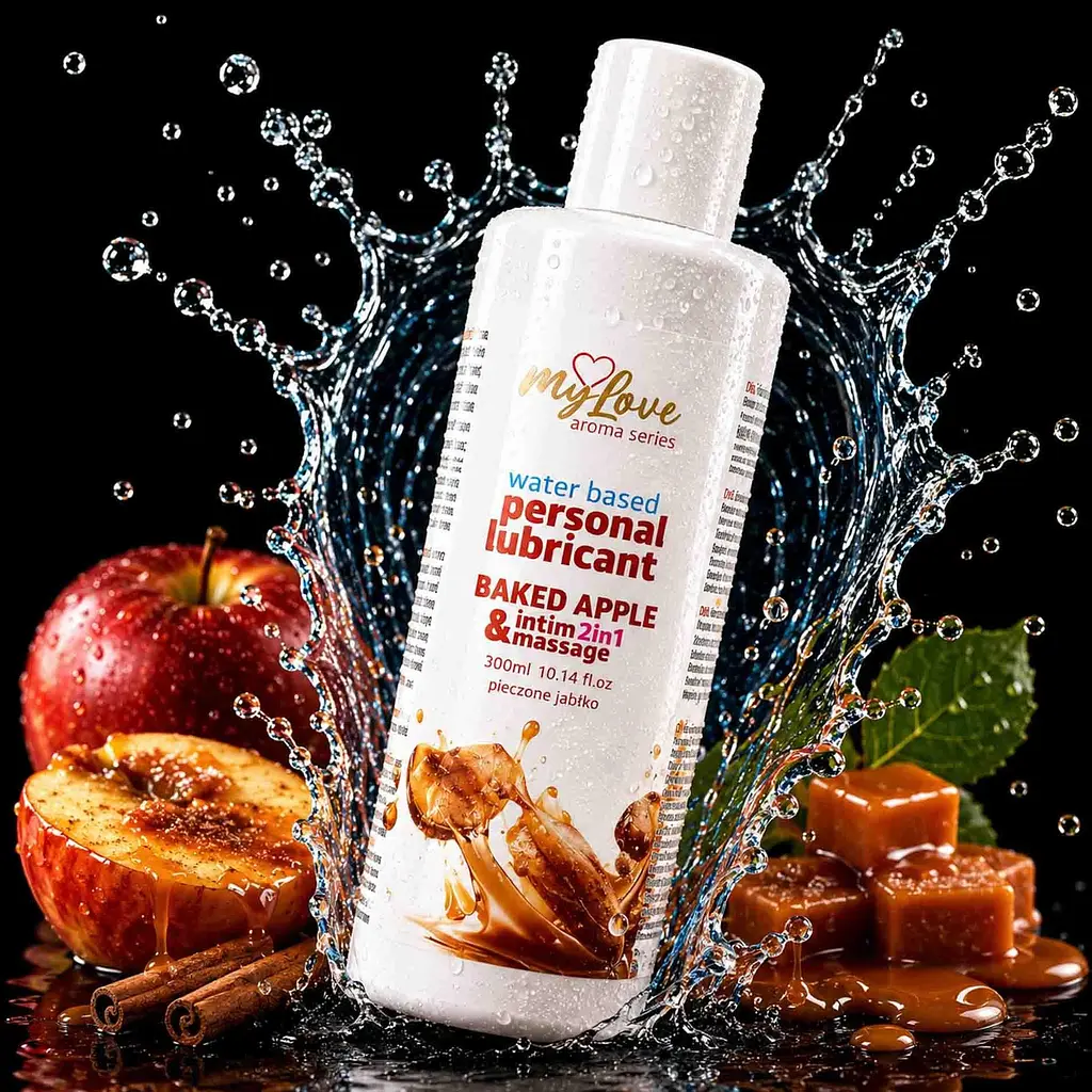Лубрикант Boys Of Toys MyLove Aroma Series IntimMassage Baked Apple 2в1 та масажний гель, 300 мл - фото 2