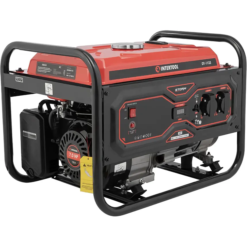 Генератор газово-бензиновий Intertool DT-1133 [114573] - фото 3