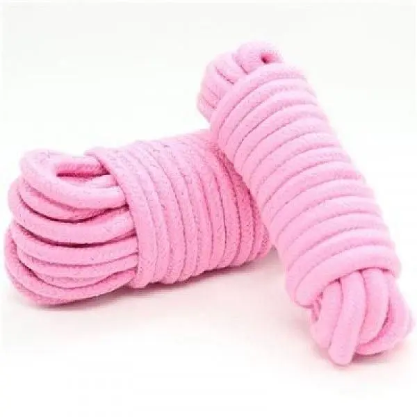 Мотузка для бондажу Toyz4lovers Cotton Rope, 10 м (рожевий)