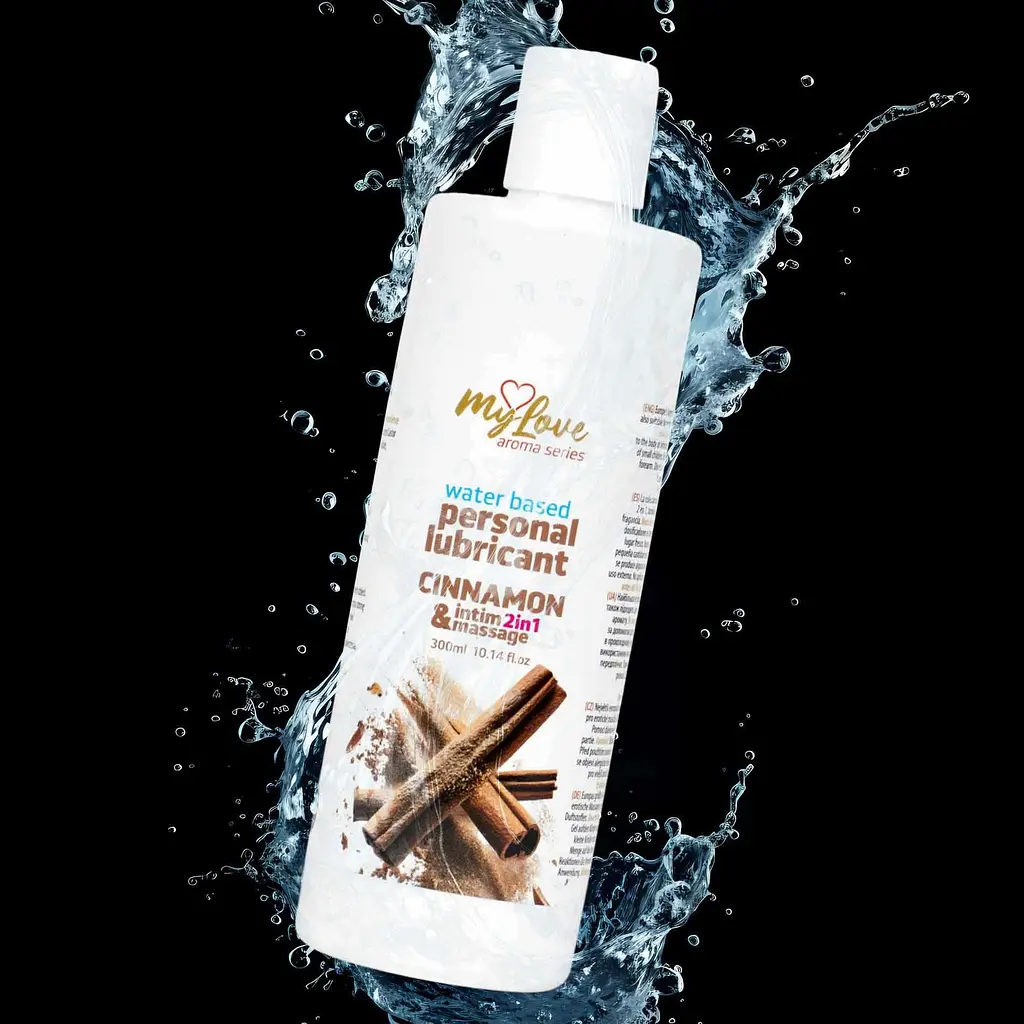 Лубрикант MyLove Aroma Series IntimMassage 2in1 Cinnamon, 300 мл - фото 3
