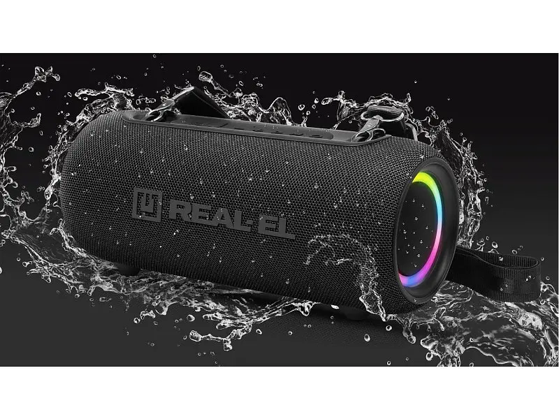 Портативна колонка REAL-EL X-725 Black (EL121600028) - фото 10