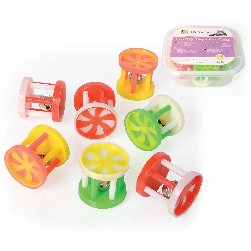 Іграшка для котів Tommi Box Roller ролик із дзвіночком, 4 см, 1 шт.