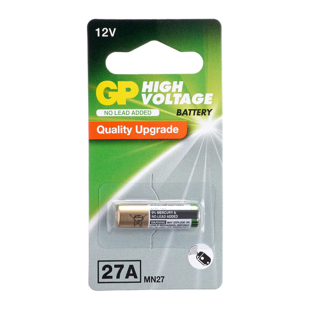 Батарейки GP ALKALINE 12.0V 27A-U1 Лужні A27, MN27 1 шт. - фото 2