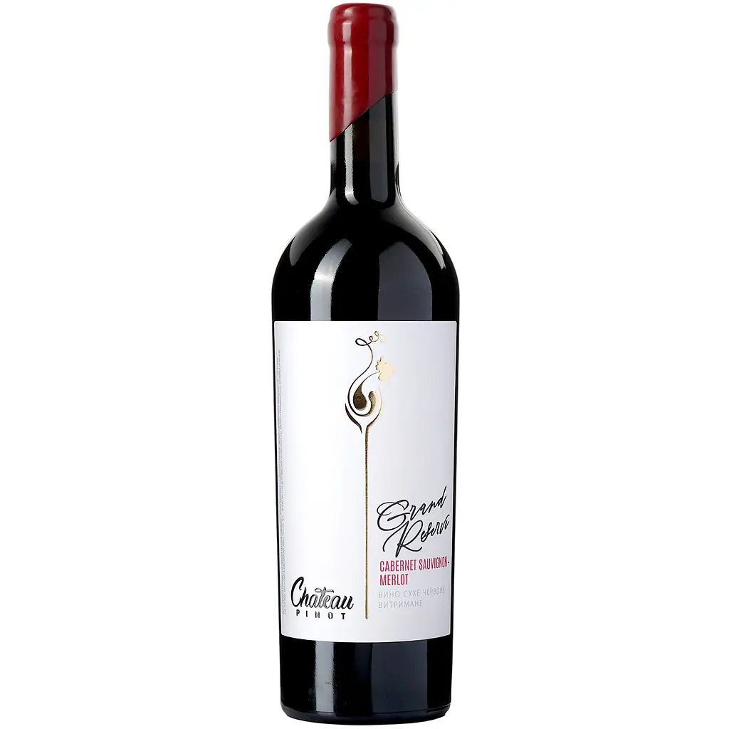 Вино Chateau Pinot Kabernet Sauvignon Merlot Grand Reserve 2022 сортове столове сухе червоне 0.75 л
