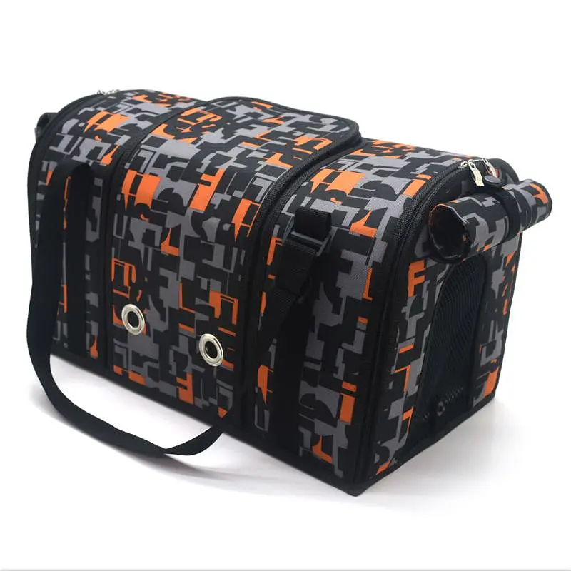 Сумка-переноска для маленьких собак и кошек Zoo-hunt Мозаика №1 27х46х28 см - фото 8