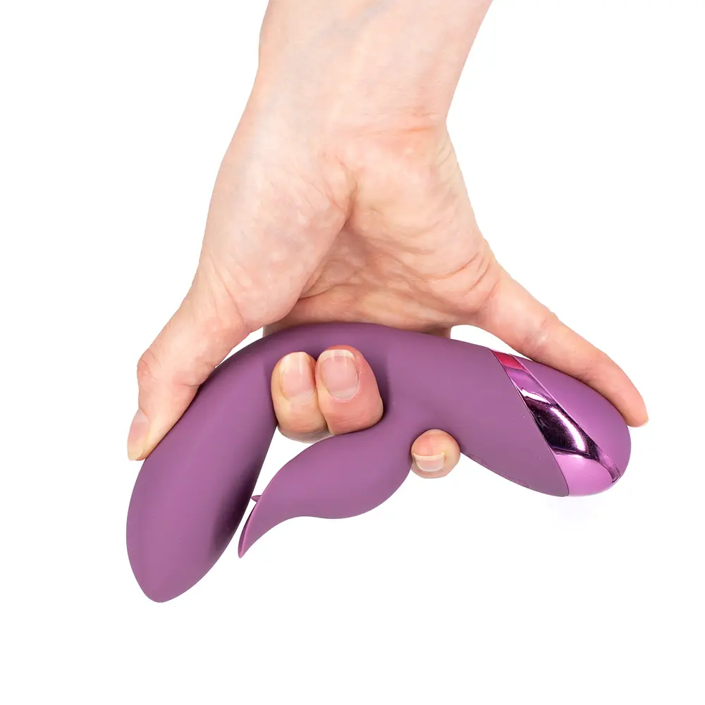 Вібратор-кролик Lola Games Ida 19 см (фіолетовий) - фото 7