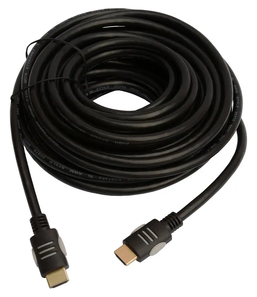 Кабель Tecro HD 20-00 HDMI(M)-HDMI(M) v.1.4, 20м Black - фото 2