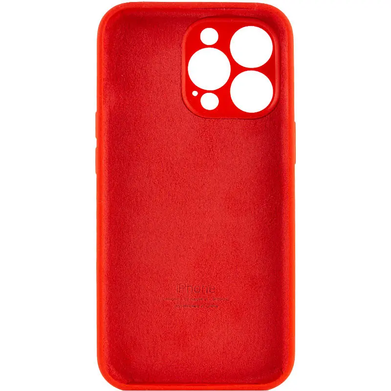 Чохол Silicone Case Full Camera Protective AA для Apple iPhone 14 Pro 6.1" Червоний / Red - фото 2