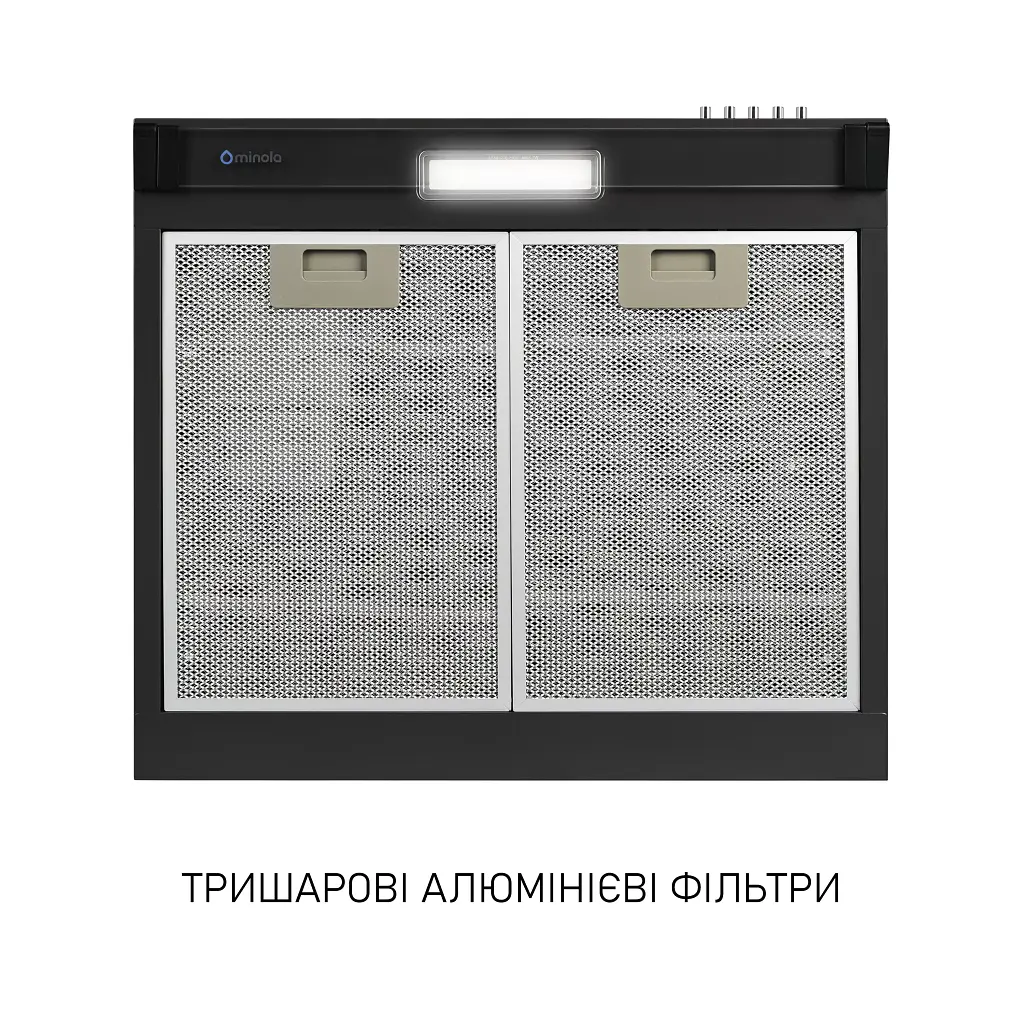 Витяжка плоска Minola HPL 522 BL - фото 6