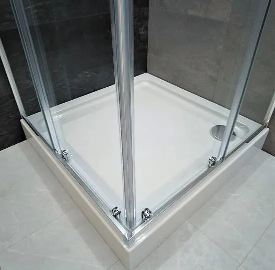 Душова кабіна Dusel A-513 90x90x190 тонована, Універсальна, тонований, хром, 90x90 - фото 6
