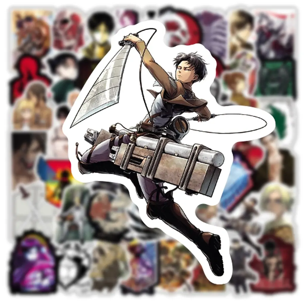 Стикерпак GeekLand Attack on Titan 50 штук - фото 3