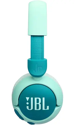 Навушники бездротові JBL JR 320BT, Green, Bluetooth, мікрофон, акумулятор 500 mAh, дитячі (JBLJR320BTGRN) - фото 4