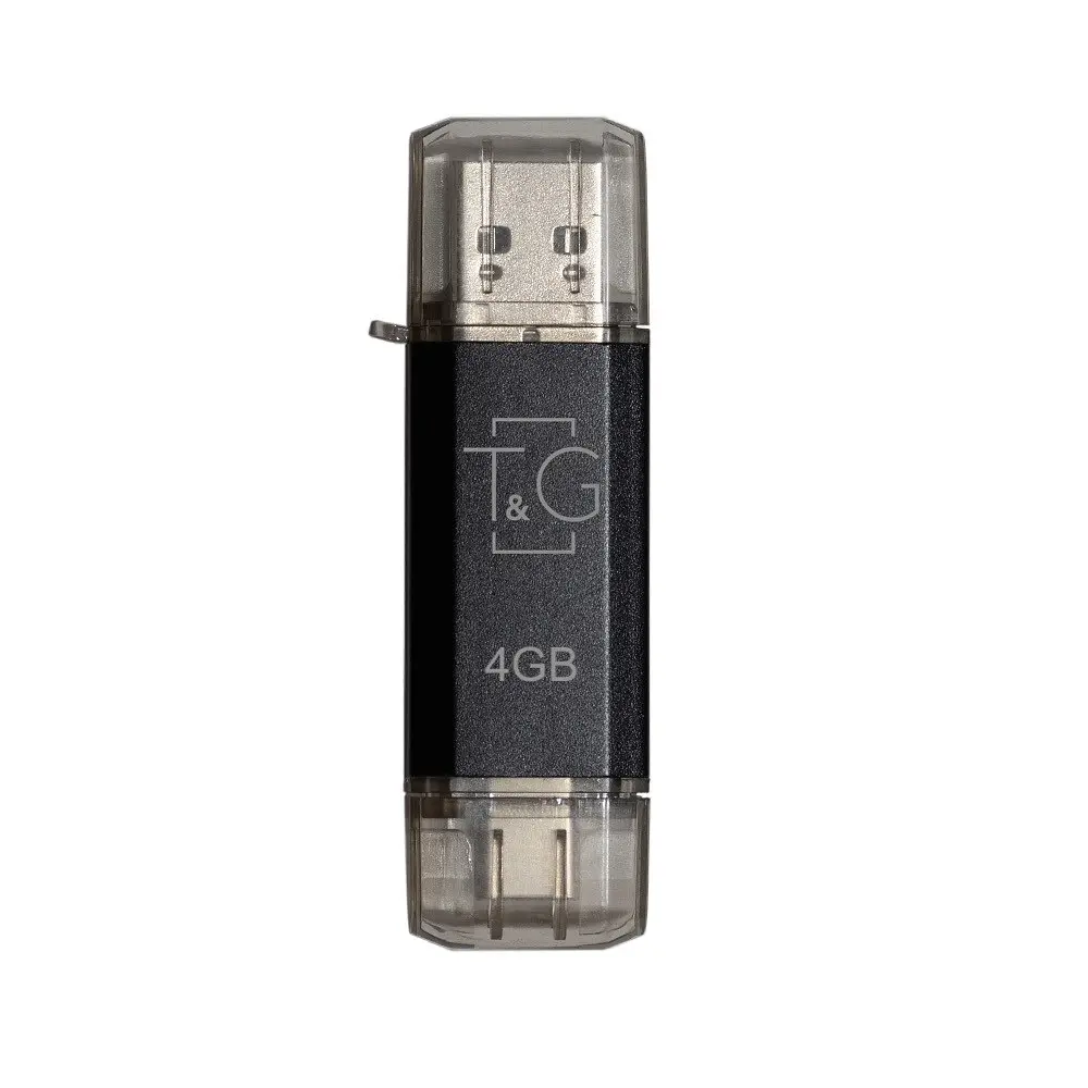 Флеш накопичувач USB 4Gb T G Star TG009TC, чорний, Type-C/USB 2.0 (TG009TC-4GBK)