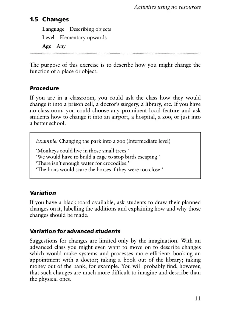 Lessons from Nothing. Activities for Language Teaching with Limited Time and Resources - Брюс Марсленд - фото 7