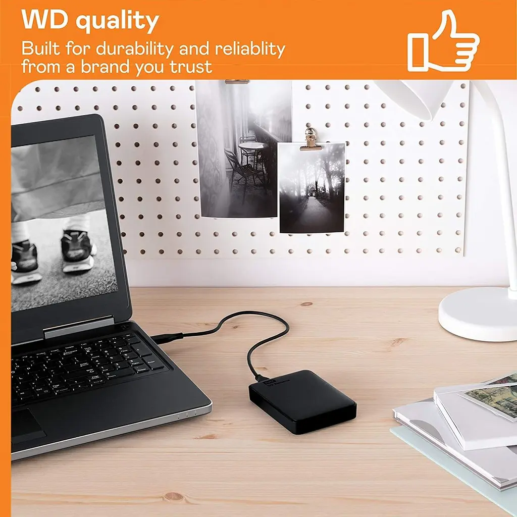 Зовнішній жорсткий диск WD Elements 5TB Portable External HD Black (WDBU6Y0050BBK) [69686] - фото 9