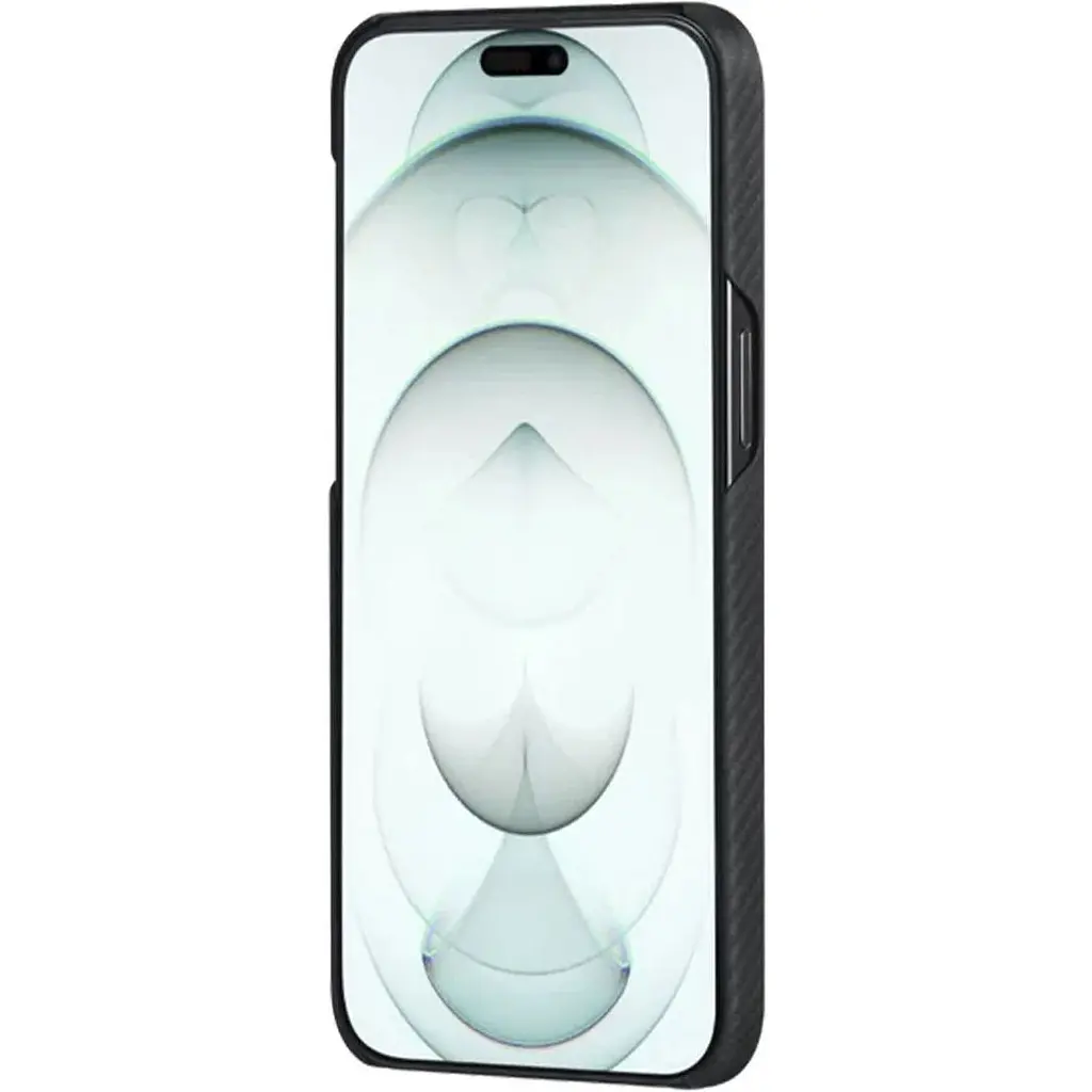 Чохол-накладка Pitaka MagEZ Case 4 Twill 600D Black/Grey для iPhone 15 Pro Max (KI1501PMA) - фото 3