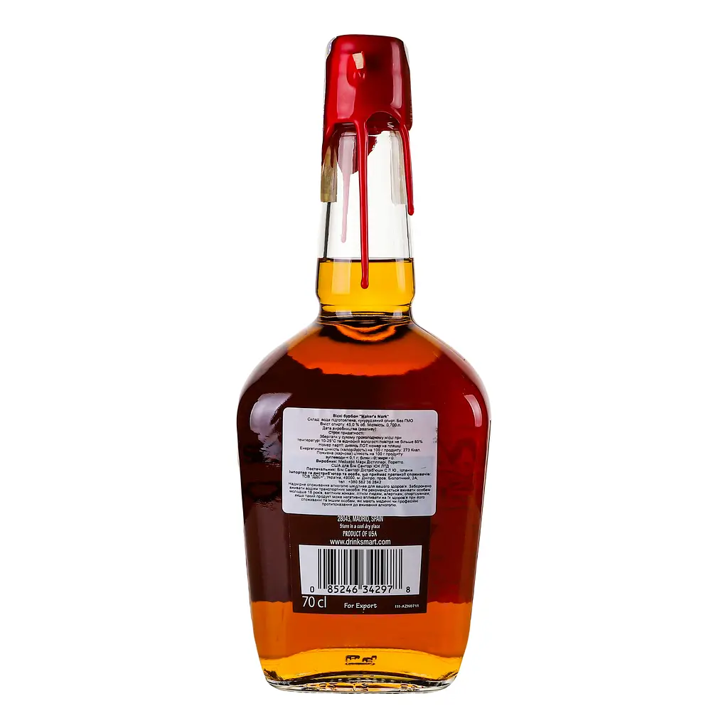Виски Maker's Mark Bourbon 45% 0.7 л (452056) - фото 5