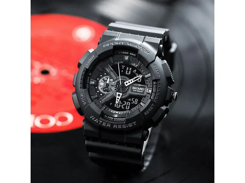 Чоловічий наручний годинник 1688 All Black. Skmei acs0030629 - фото 3
