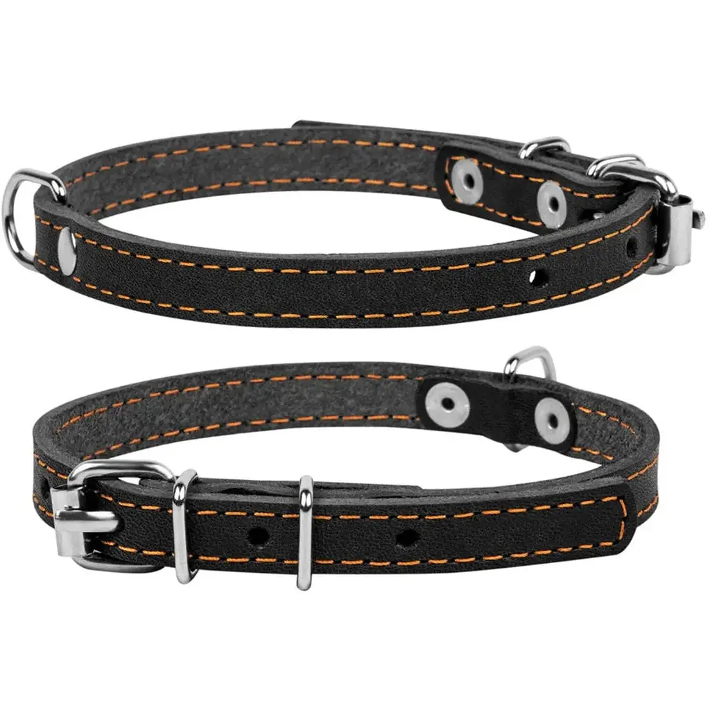 Нашийник Collar одинарний, 32-40х2 см, чорний