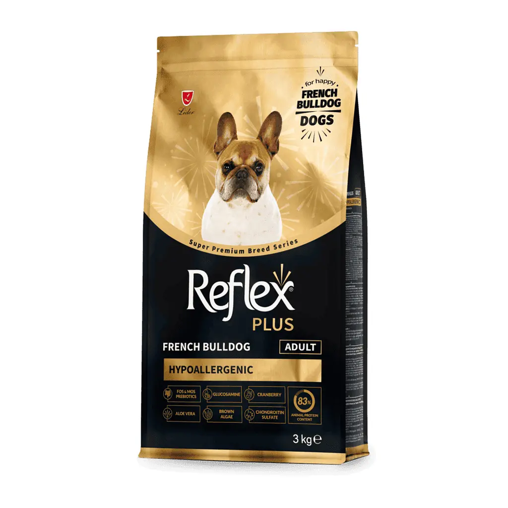 Полноценный и сбалансированный сухой корм Reflex Plus для собак породы французский бульдог 3 кг - фото 3