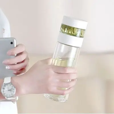 Термос Xiaomi Quange Intelligent Tea Separator Cup White (H8134) - фото 2