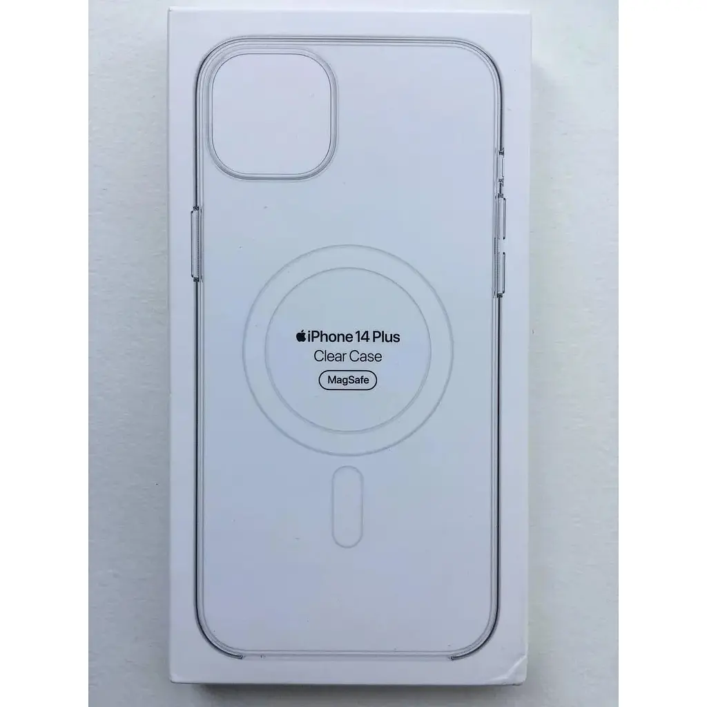 Оригинальный противоударный чехол Apple Clear Case MagSafe для iPhone 14 Plus (6.7") Прозрачный (MPU43ZE/A) - фото 4