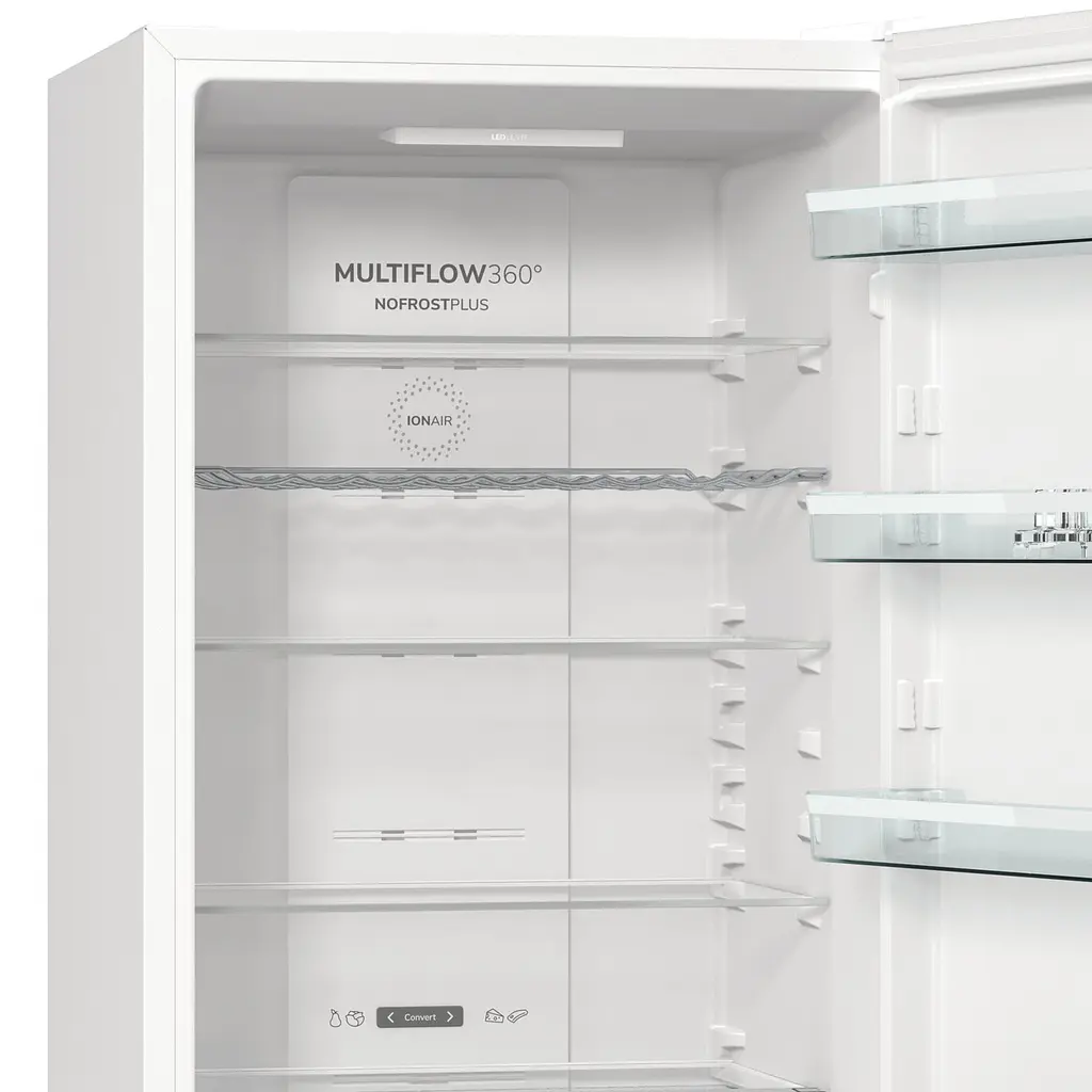 Холодильник Gorenje NRK6202AW4 200х60х60см 2 двери 235(96) л А++ Total NF белый (NRK6202AW4) - фото 8