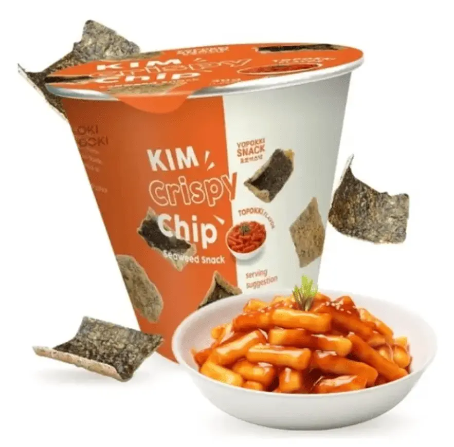 Чіпси Yopokki Snack Seaweed Kim Crispy Chip Topokki 30г - фото 3