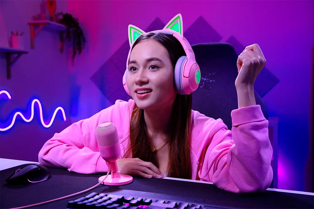 Микрофон Razer Seiren V3 Mini Quartz (RZ19-05050200-R3M1) [104420] - фото 8