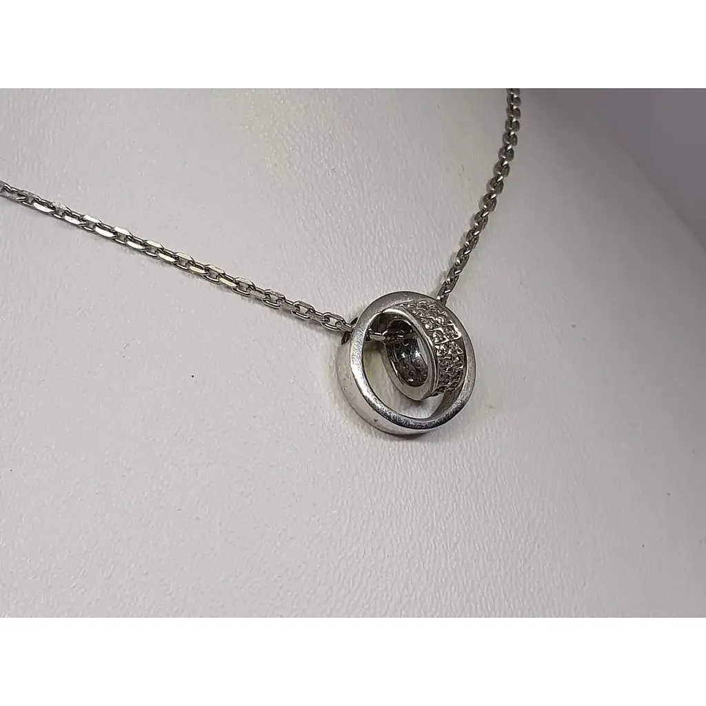 Срібне кольє Premium. Артикул 7043Р - фото 2