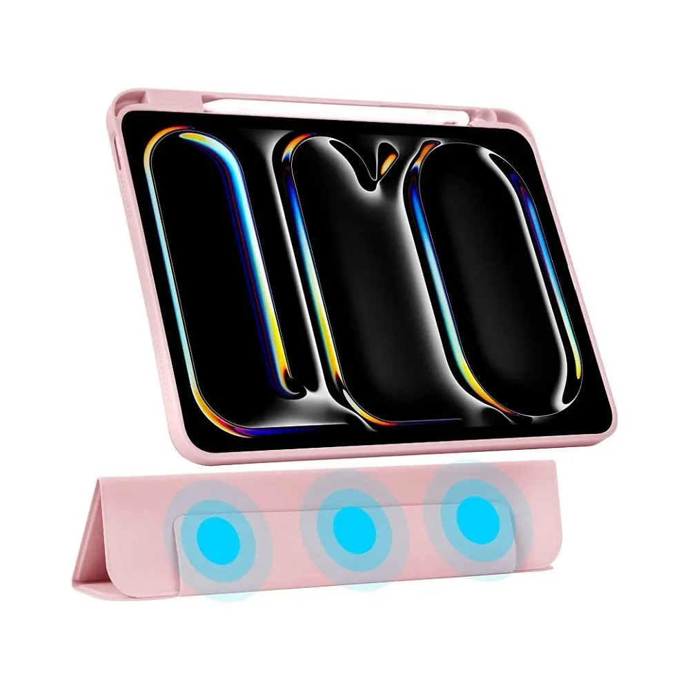 Чохол-книжка WIWU Defender Protective Case JD-105 для iPad Pro 11 2024 2025 рожевий - фото 4