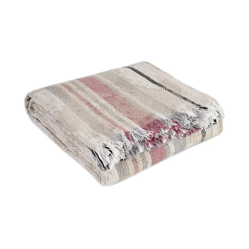 Покрывало Lotus Home - Livina pudra пудровый 220x240 - фото 5
