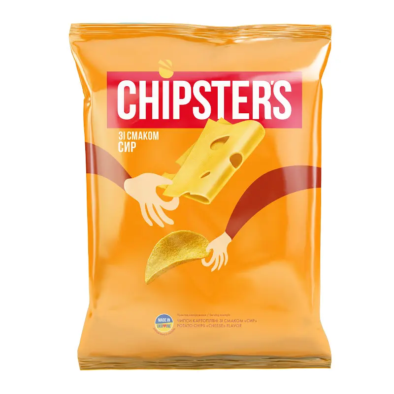 Чіпси Chipsters сир 100 г