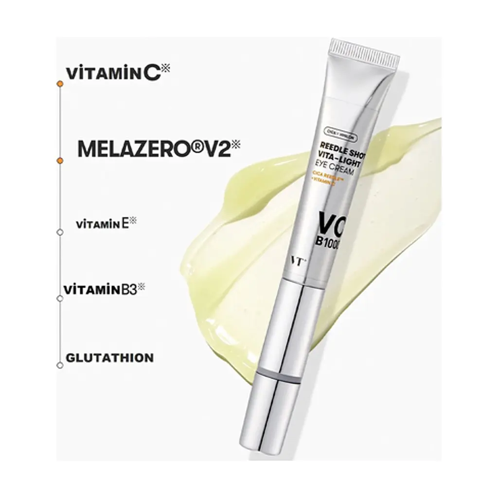 Крем для шкіри навколо очей VT Cosmetics Reedle Shot Vita-Light Eye Cream 15 мл (8803463004552) - фото 2