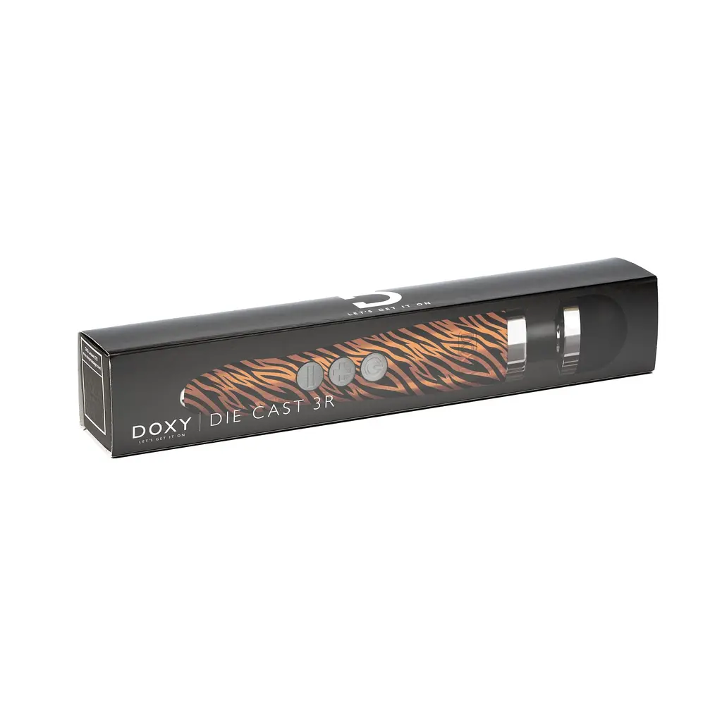 Вібромасажер DOXY Die Cast 3R - TIGER, дуже потужний, перезаряджуваний, металевий корпус - фото 4